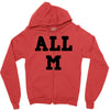 all m Zipper Hoodie