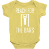 reach for the bars Baby Onesie