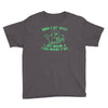 when i get upset i just imagine a t rex making a bed Youth Tee