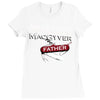 necessity is the mother Ladies Fitted T-Shirt