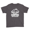 Camper Couple Man White Youth Tee
