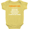 February Girl Hated By Many Baby Onesie