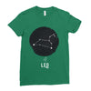 Leo Zodiac Sign Minimal Design Ladies Fitted T-Shirt