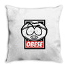 obese (collab with jay hai) Throw Pillow