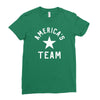 americas team Ladies Fitted T-Shirt