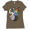 fantastic beasts Ladies Fitted T-Shirt