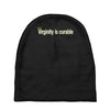 virginity is curable tee Baby Beanies