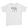 elephant filled pattern cool Youth Tee