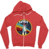Nasa  Blue White Yellow Color Zipper Hoodie