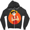 monkey d. luffy Zipper Hoodie