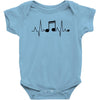 Heart Rhythm Music Baby Bodysuit