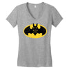 Totoro Batman Parody Women's V-Neck T-Shirt