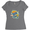 charging Women's Triblend Scoop T-shirt