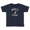 rockin' it old school bass Toddler T-shirt