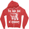 you have died of dysentery Zipper Hoodie