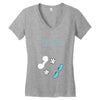 Creating a Little Disney Magic Character Women's V-Neck T-Shirt