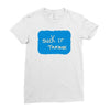 suck it trebek Ladies Fitted T-Shirt