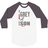I Wear Grey For My Son (Brain Cancer Awareness) 3/4 Sleeve Shirt