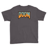 Wtf Doom Black Stroke Youth Tee