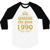 queens are born in 1990 3/4 Sleeve Shirt