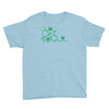 thc pot leaf molecule Youth Tee