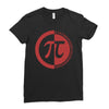 pi day logo Ladies Fitted T-Shirt