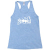 halloween spooky Racerback Tank