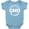 gmo test subject v2 anti gmo soy fruit vegetables Baby Onesie