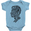 MENDES_ARMY 3 Baby Onesie