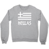greece hellas greek flag Crewneck Sweatshirt