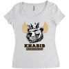 khabib nurmagomedov bear Women's Triblend Scoop T-shirt