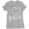 i love glasto (2) Ladies Fitted T-Shirt