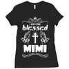I Am One Blessed Mimi Ladies Fitted T-Shirt