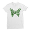 liver cancer butterfly Ladies Fitted T-Shirt
