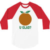 orange uglad 3/4 Sleeve Shirt
