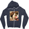 michelangelo the prophet isaiah bubble gum Zipper Hoodie