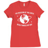 the rotation of earth really makes my day Ladies Fitted T-Shirt