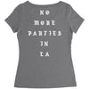 No More Parties In La Women's Triblend Scoop T-shirt