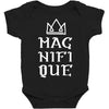 Magnifique With Crown Baby Bodysuit