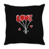 Love Balon Throw Pillow
