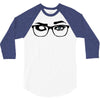 glasses 3/4 Sleeve Shirt