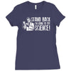 stand back i'm going try science Ladies Fitted T-Shirt