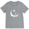 On The Moon V-Neck Tee