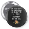 ice cream or a felony Pin-back button