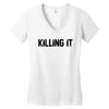 killing it bullet Women's V-Neck T-Shirt