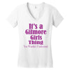 it's a gilmore girls thing Women's V-Neck T-Shirt