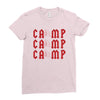 Camp Hitchhiking Ladies Fitted T-Shirt