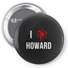 i heart howard Pin-back button