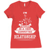 I Am Music Actually In A Very Commited Relationship Ladies Fitted T-Shirt