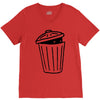 garbage ghost V-Neck Tee